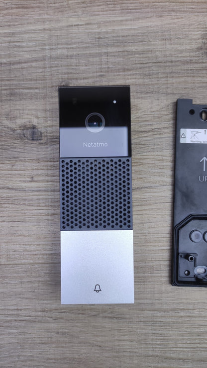 Netatmo Smarte Video-Türklingel mit Kamera, WLAN, 2-Wege-Audio, I34616