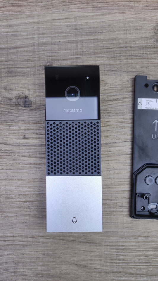 Netatmo Smarte Video-Türklingel mit Kamera, WLAN, 2-Wege-Audio, I34616
