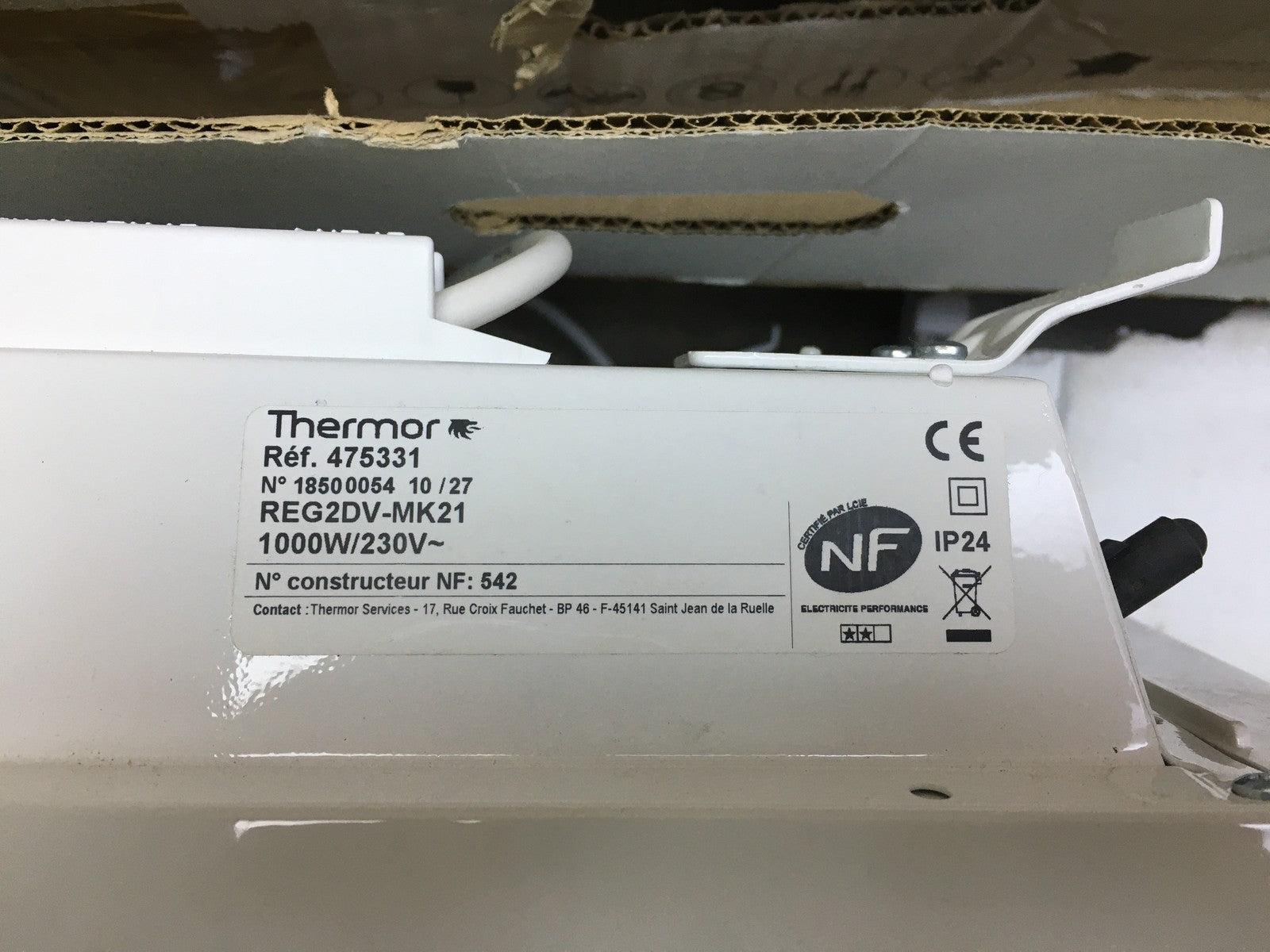 Thermor 475331 Radiator 1000W vertiral, I34409