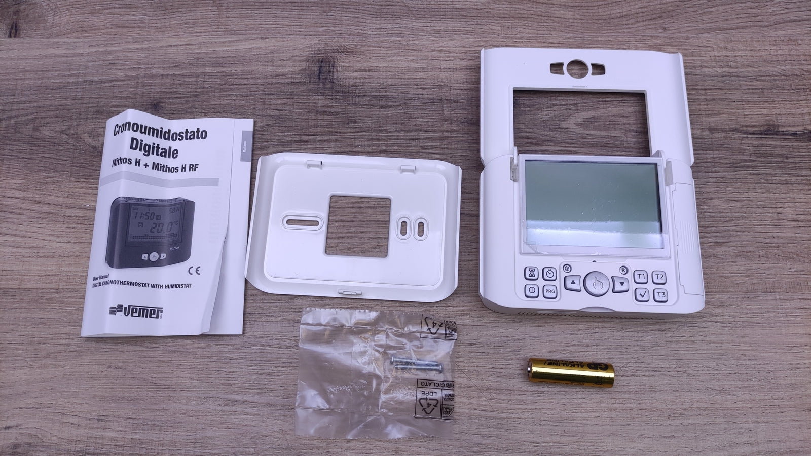 Vemer MITHOS H Bianco VE478400 Thermostat, Weiß, I32636