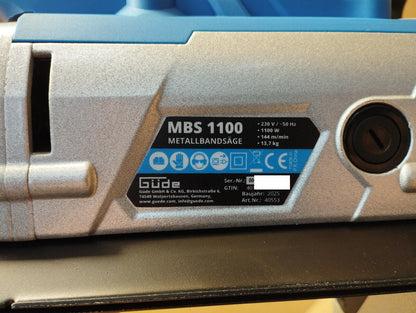 Güde Metallbandsäge MBS 1100 (40553), 1100 W, I40022