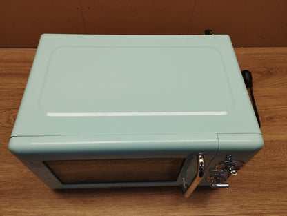 Cecotec ProClean 3110 Retro Blue Mikrowelle mit Grill (01706), 20L, 700W, I39660