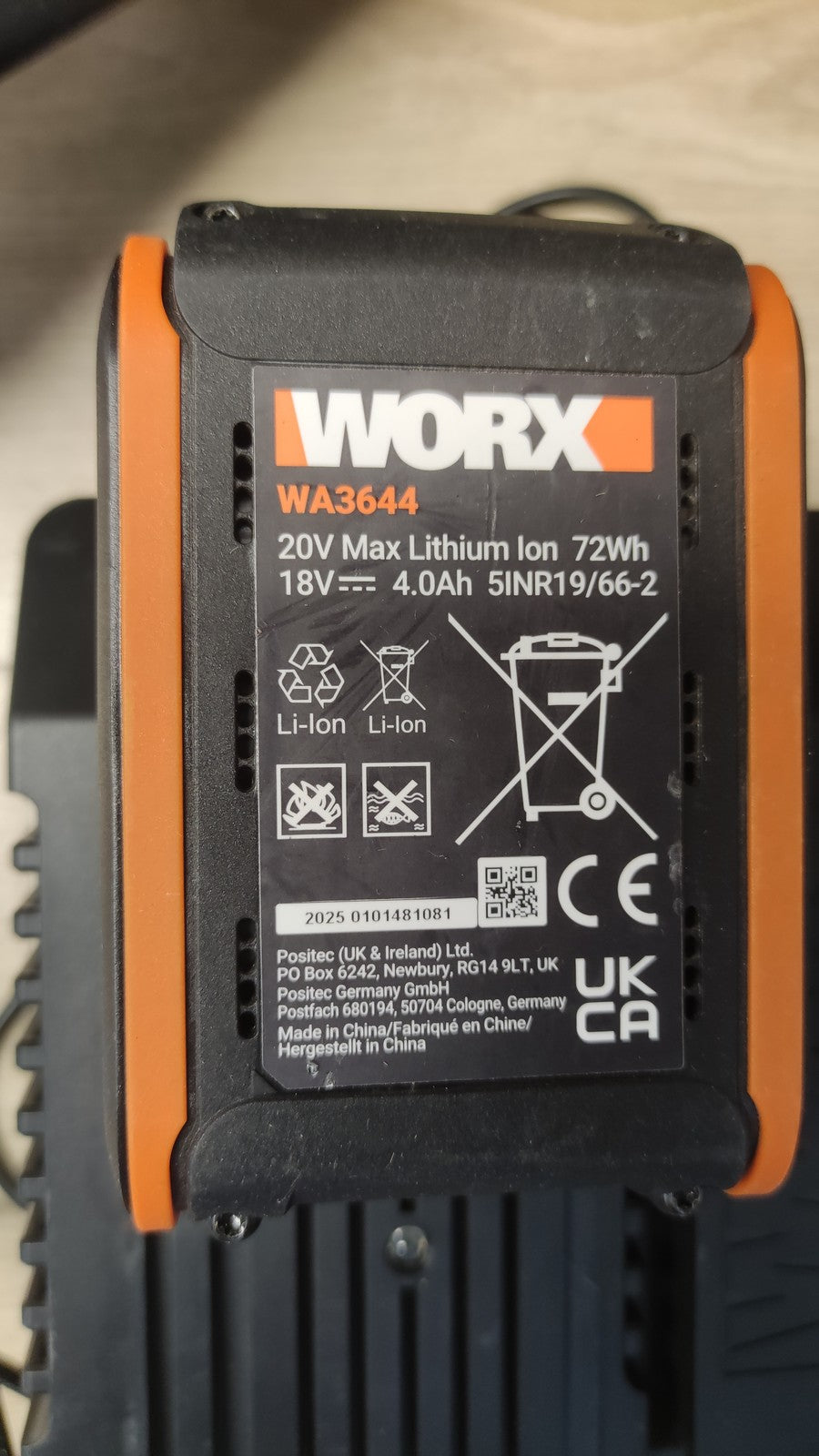 Worx Nitro WG749E Akku-Rasenmäher 55L 46 cm inkl. Akkus 4.0Ah, I40299