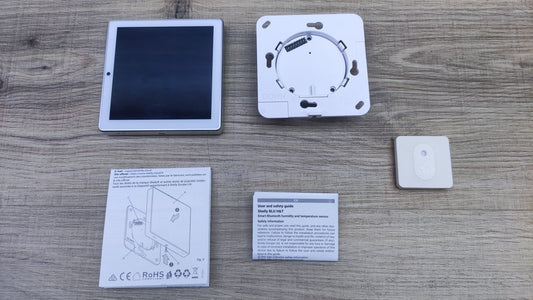 Shelly Wall Display Weiß + Blu H&T Sensor, WLAN-Smart-Home, I37245