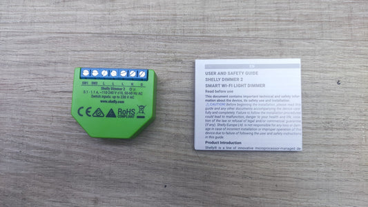 Shelly Dimmer 2 Smart Home WLAN Schaltaktor, I37632