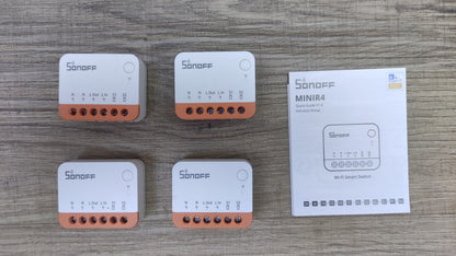 SONOFF MINIR4 Wlan Smart Schalter, 4er Set, Smarte Lichtschalter, I38877