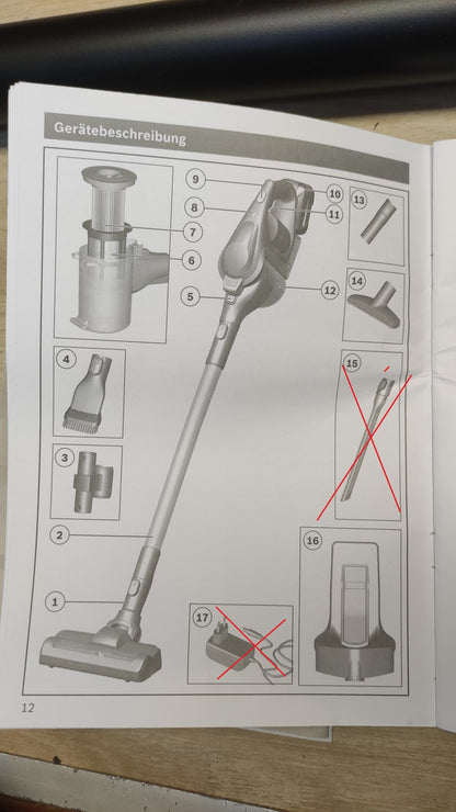 Bosch Serie 8 BSS81POW1 Unlimited ProPower Akku-Handstaubsauger, I39651
