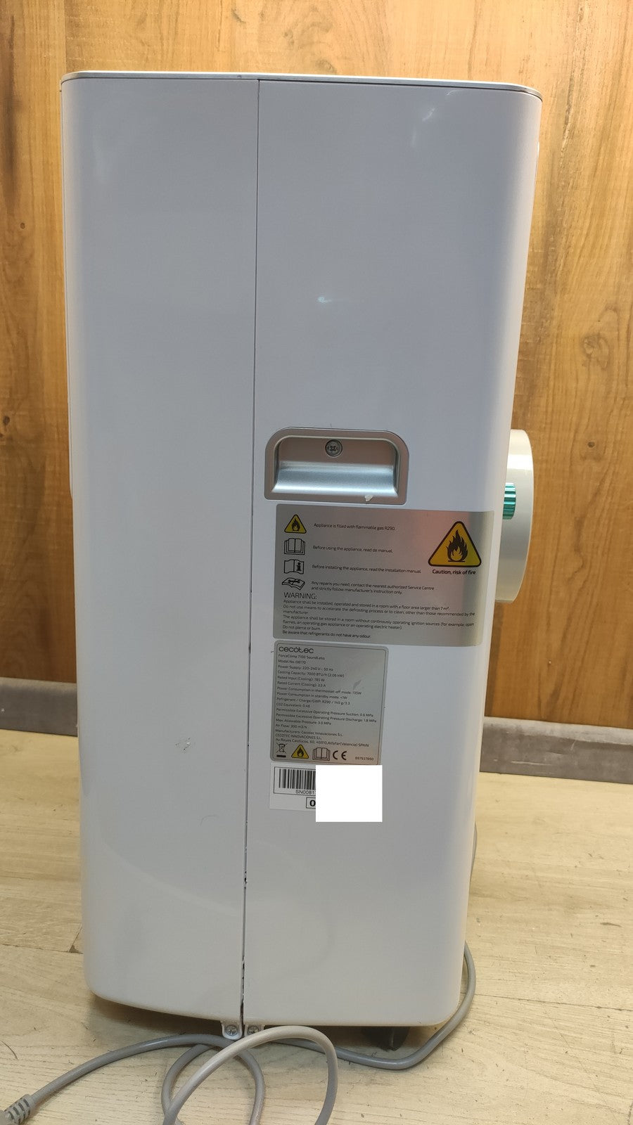 Cecotec 08170 mobile Klimaanlage ForceClima 7100 SoundLess, 7000 BTU/h, I39639