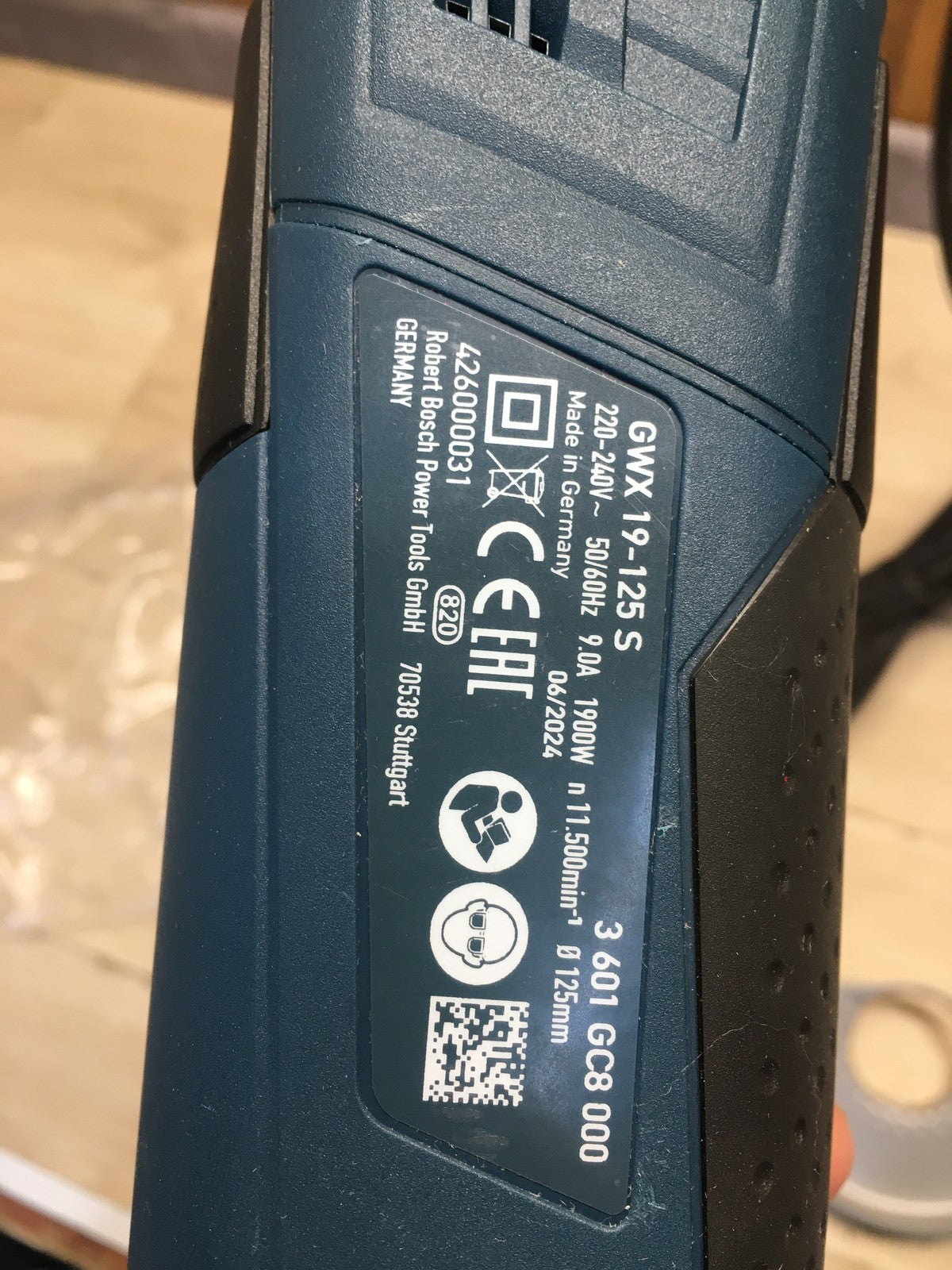 Bosch Professional Winkelschleifer GWX 19-125 S, 1900 W, I40797