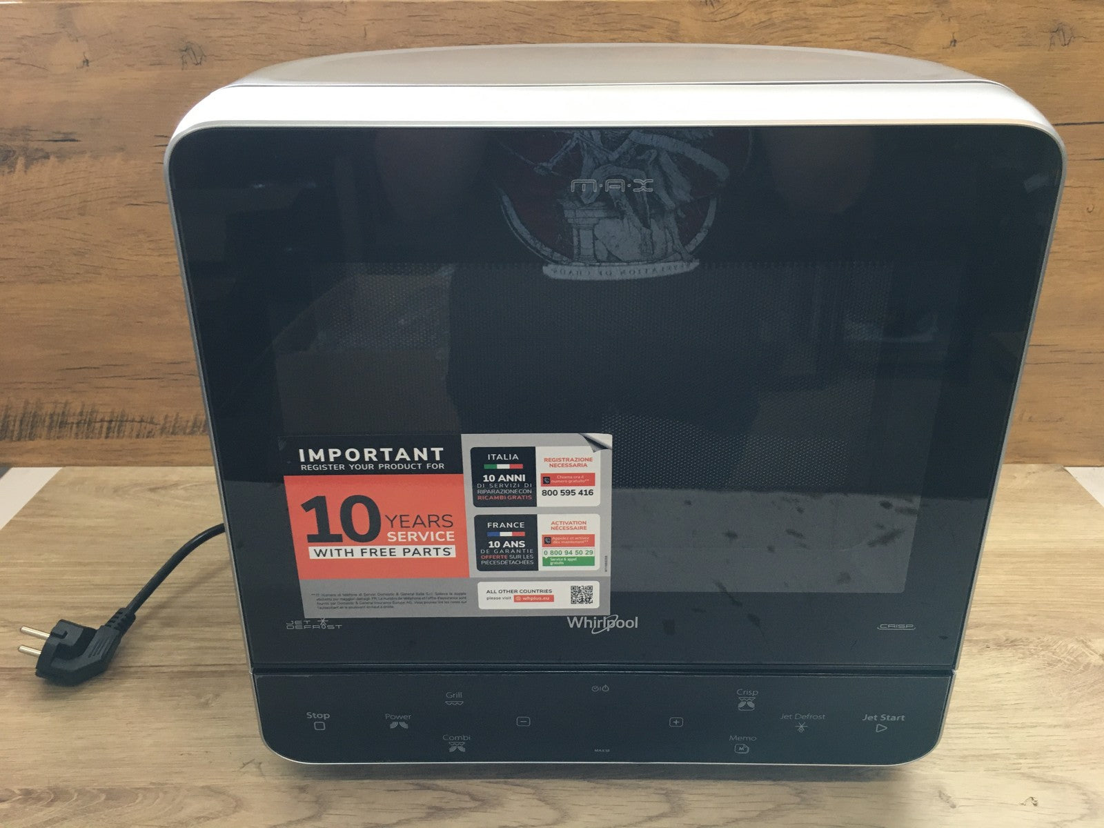 Whirlpool MAX 38 SL Mikrowelle 13L 700W, I39508