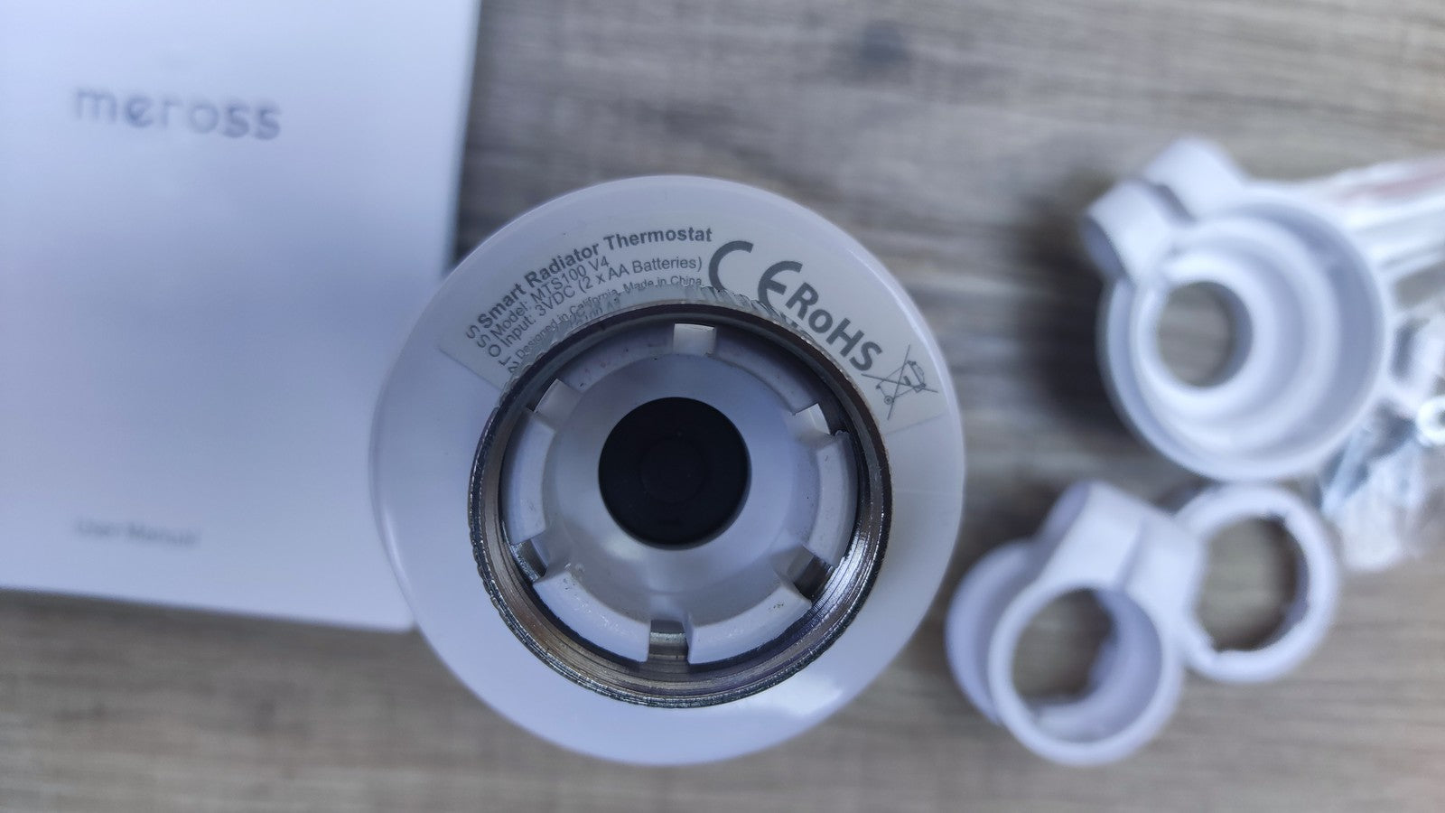 Meross Smart WLAN Heizkörperthermostat, benötigt Hub, MTS100, I36015