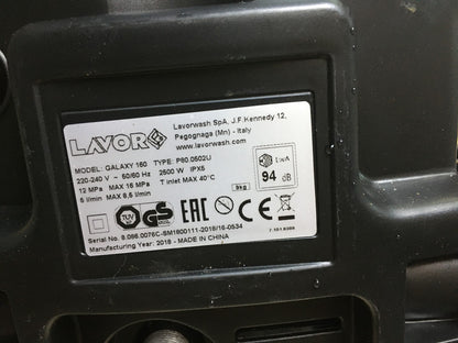 Lavor Galaxy 160 Hochdruckreiniger 160 bar 2500 W, I35604