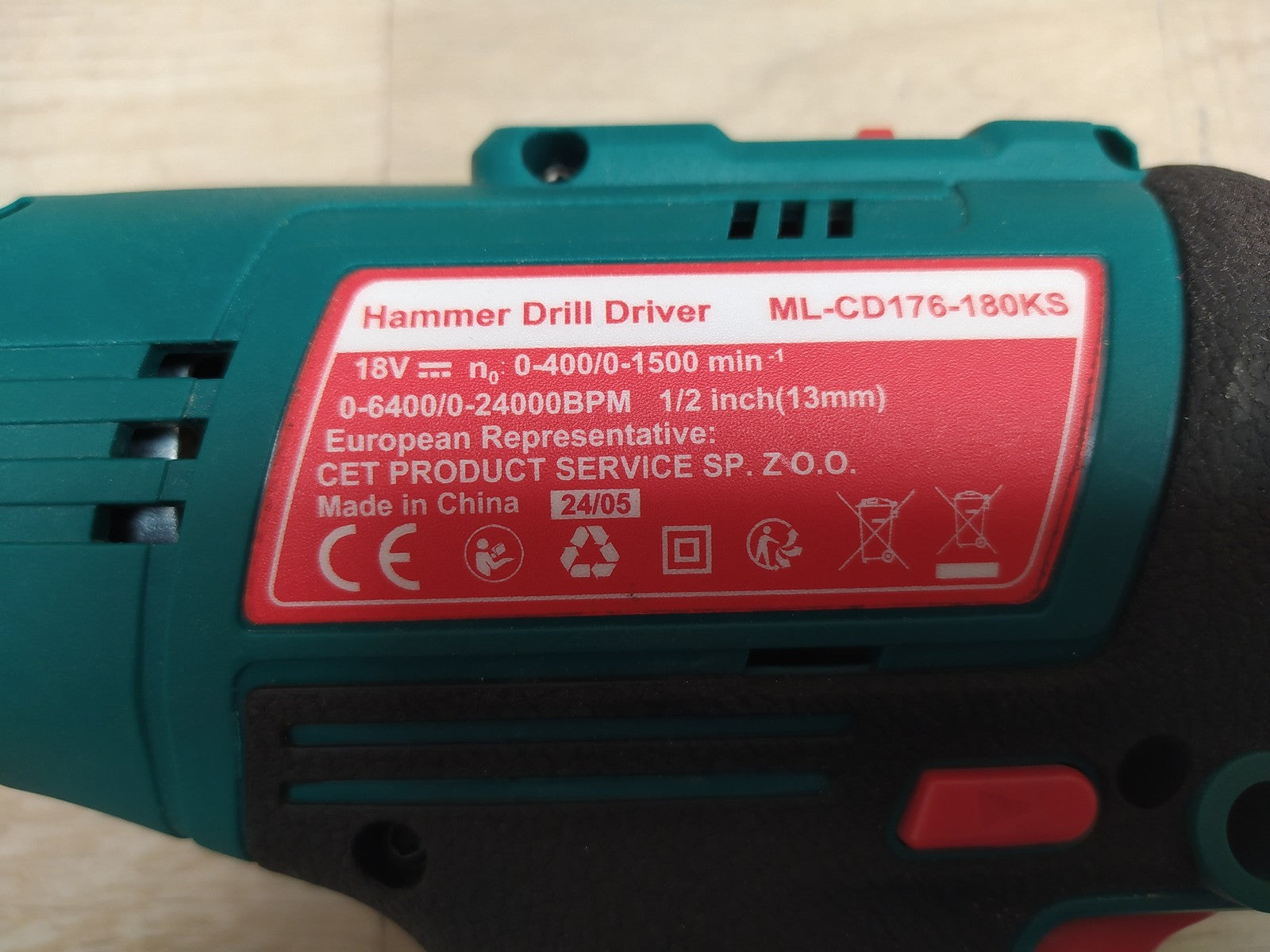 HYCHIKA ML-CD176-180KS Akkuschrauber, 18 V, max. 45 Nm, mit Akku 2,0Ah, I37844