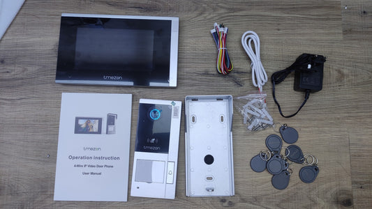 TMEZON WLAN IP Video-Türsprechanlage, 1080P Türklingel mit Kamera, I40573