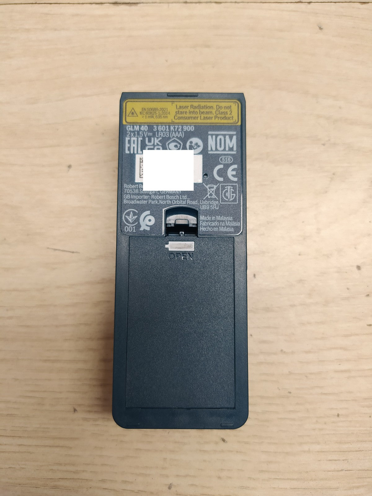 Bosch Professional GLM 40 Laser-Entfernungsmesser inkl. Tasche, I37458