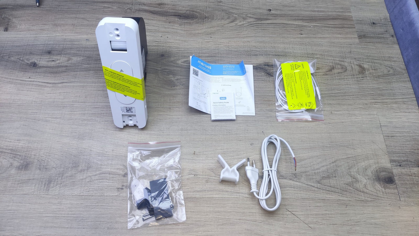 Meross Matter MRS200 Rolladen-Gurtwickler Unterputz (max. 45 kg, 6 m²), I37586