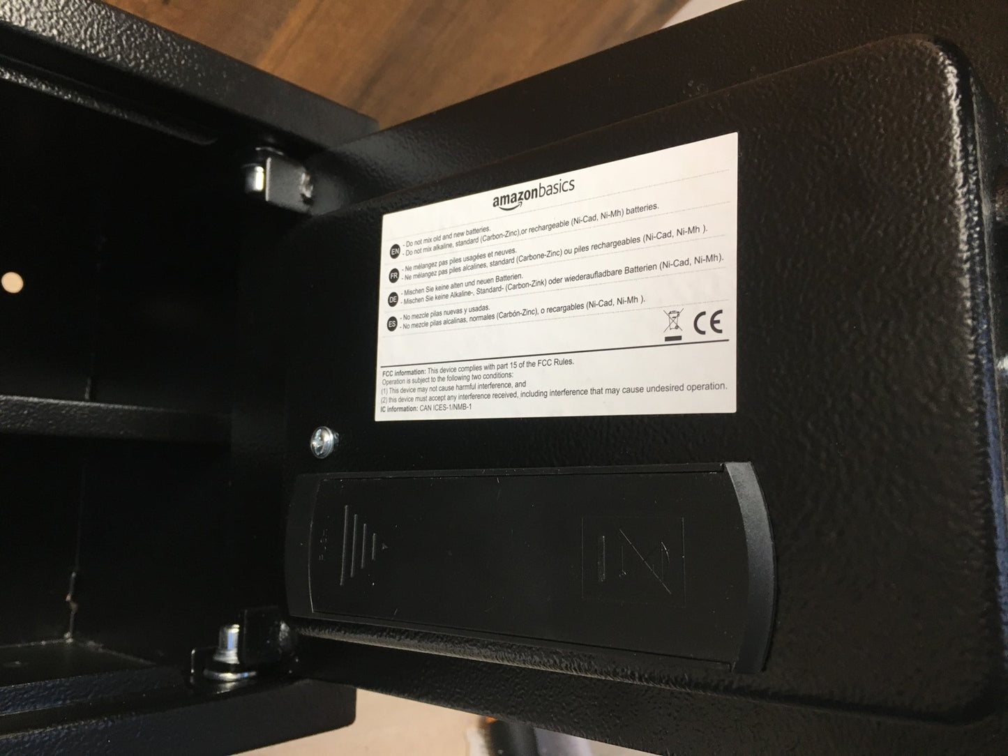 Amazon Basics Tresor Sicherheitstresor 28L Elektronikschloss schwarz I37041