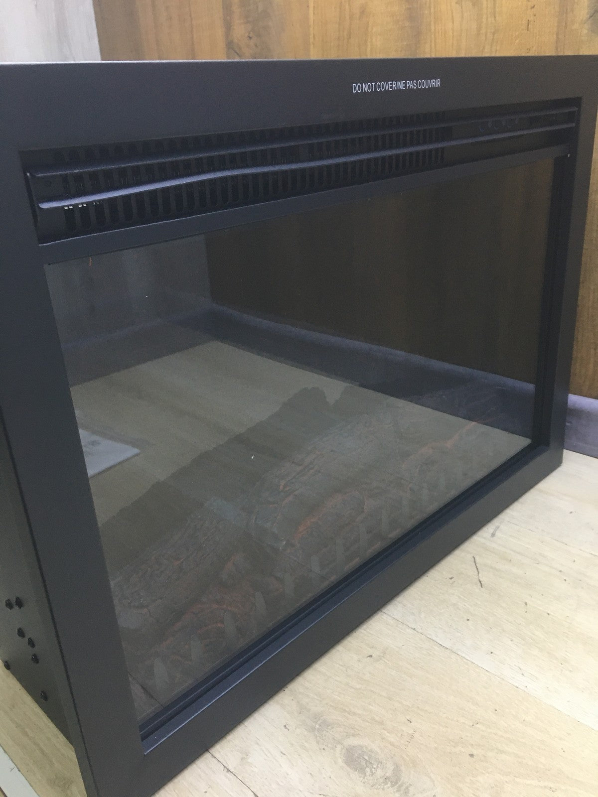 Chemin 'Arte 118 Elektrischer Kamin, 2000W, Schwarz, 61 x 18 x 44 cm, I35016