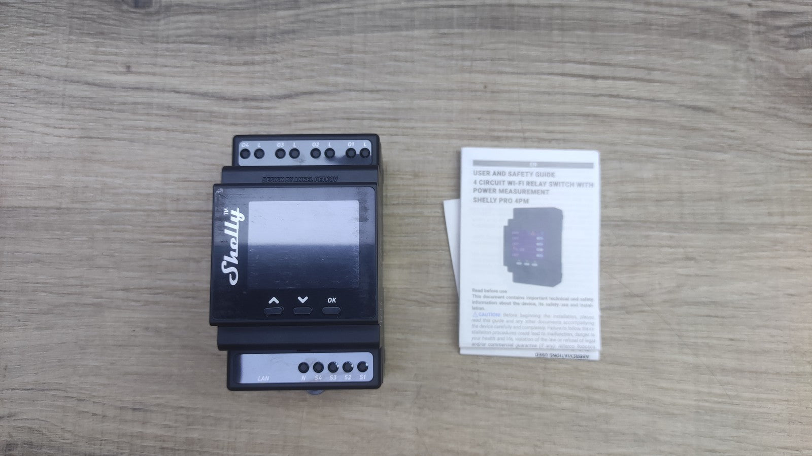 Shelly Pro 4PM Wlan, LAN & Bluetooth 4 Kanäle Smart Relais, I39057