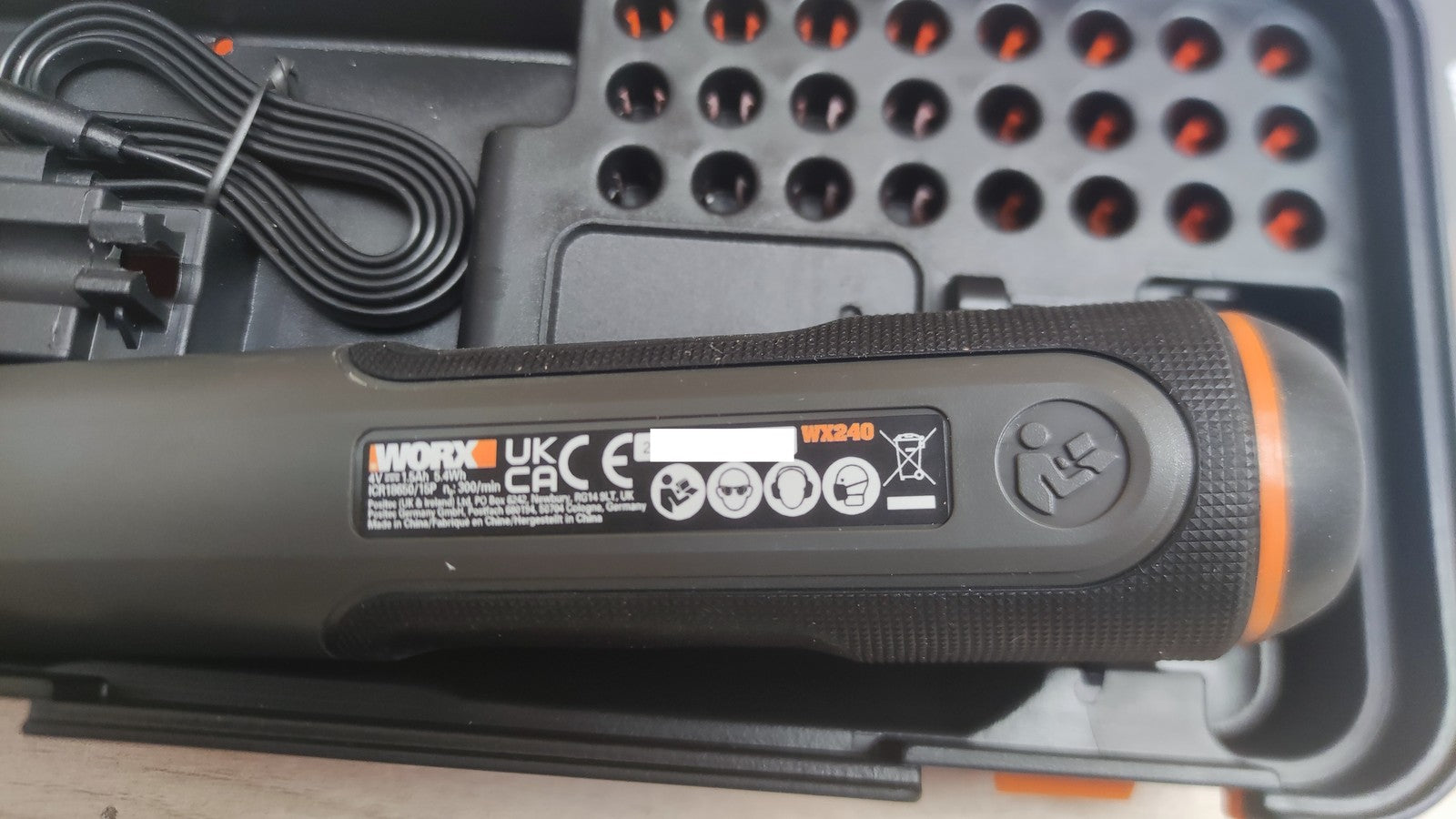 WORX WX240 Akku-Stabschrauber kabellos Set 4V, I38374