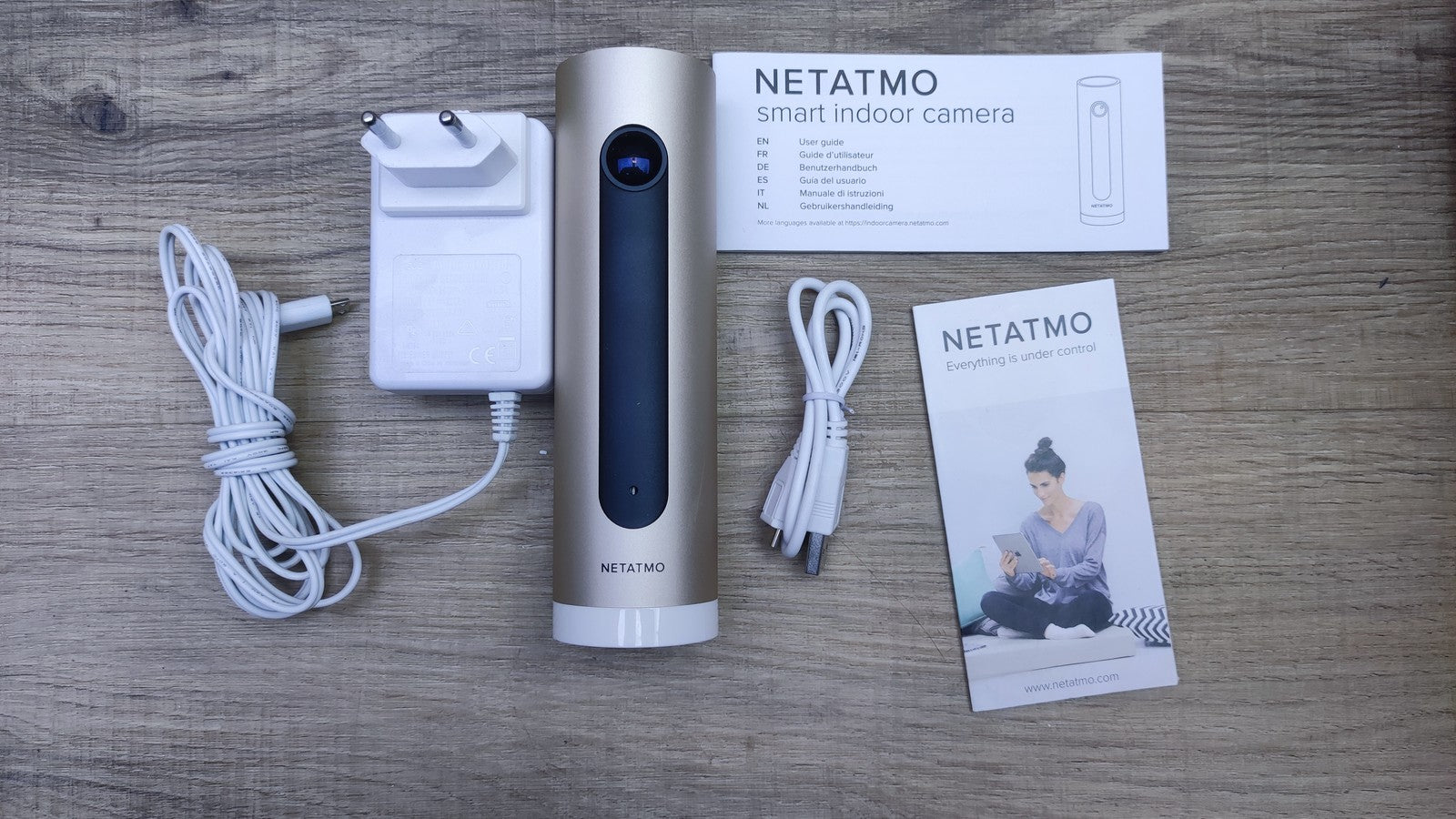 Netatmo Welcome WLAN Kamera mit Gesichtserkennung NSC01, I36380