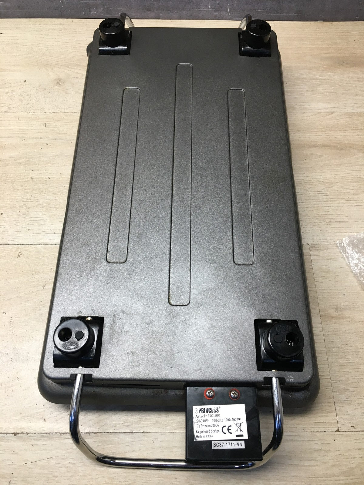 Princess 102300 Grillplatte, Tischgrill, schwarz, I36365