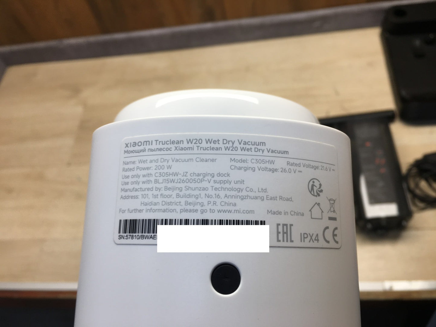 XIAOMI Truclean W20 Nass-/Trockenstaubsauger C305HW, Weiß, I36725