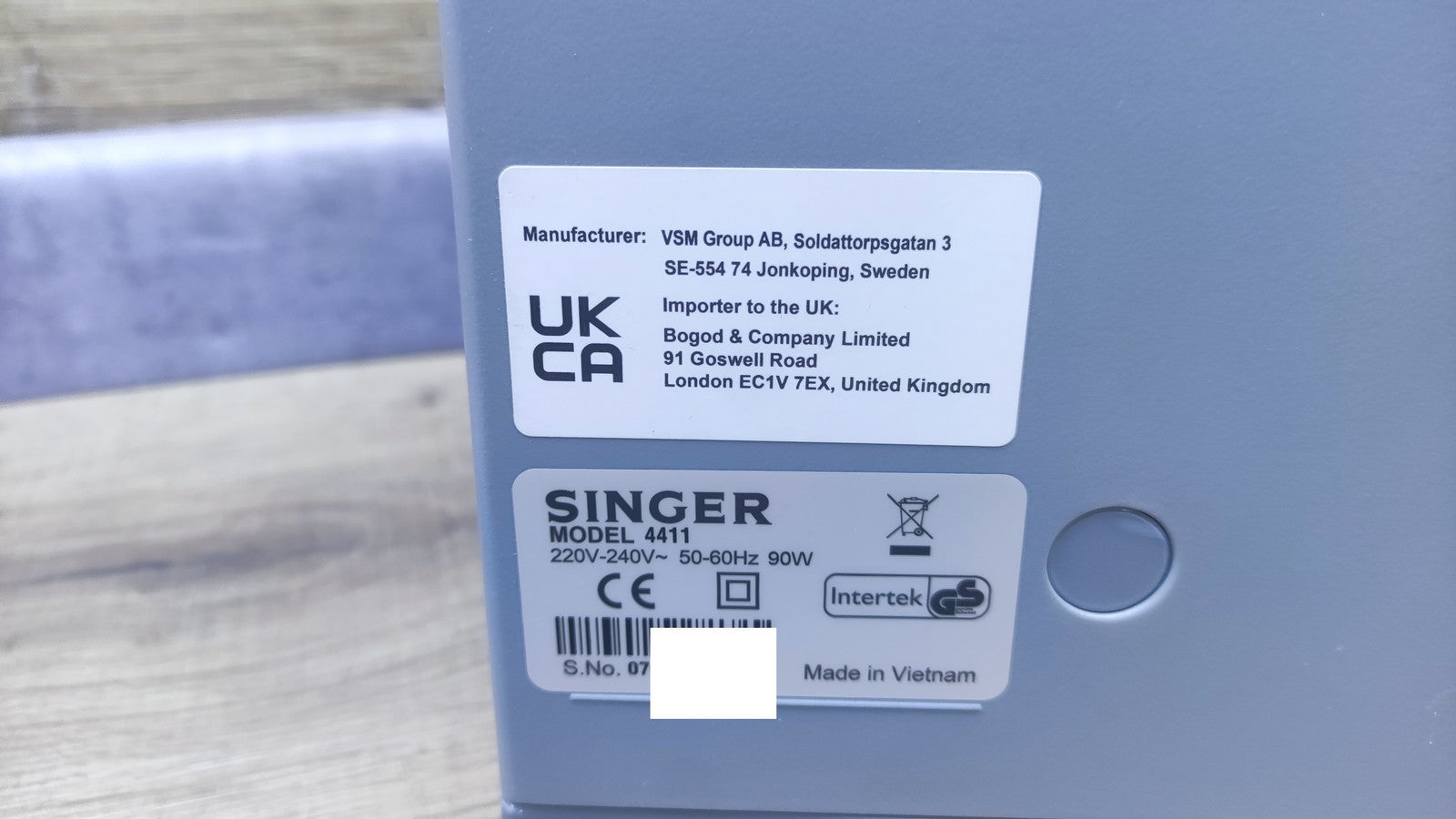 Singer Heavy Duty 4411 Nähmaschine, 11 Stichprogramme, I37709
