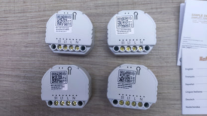 Refoss MSS810 WLAN Relai Schalter, 4-er Set, I37996