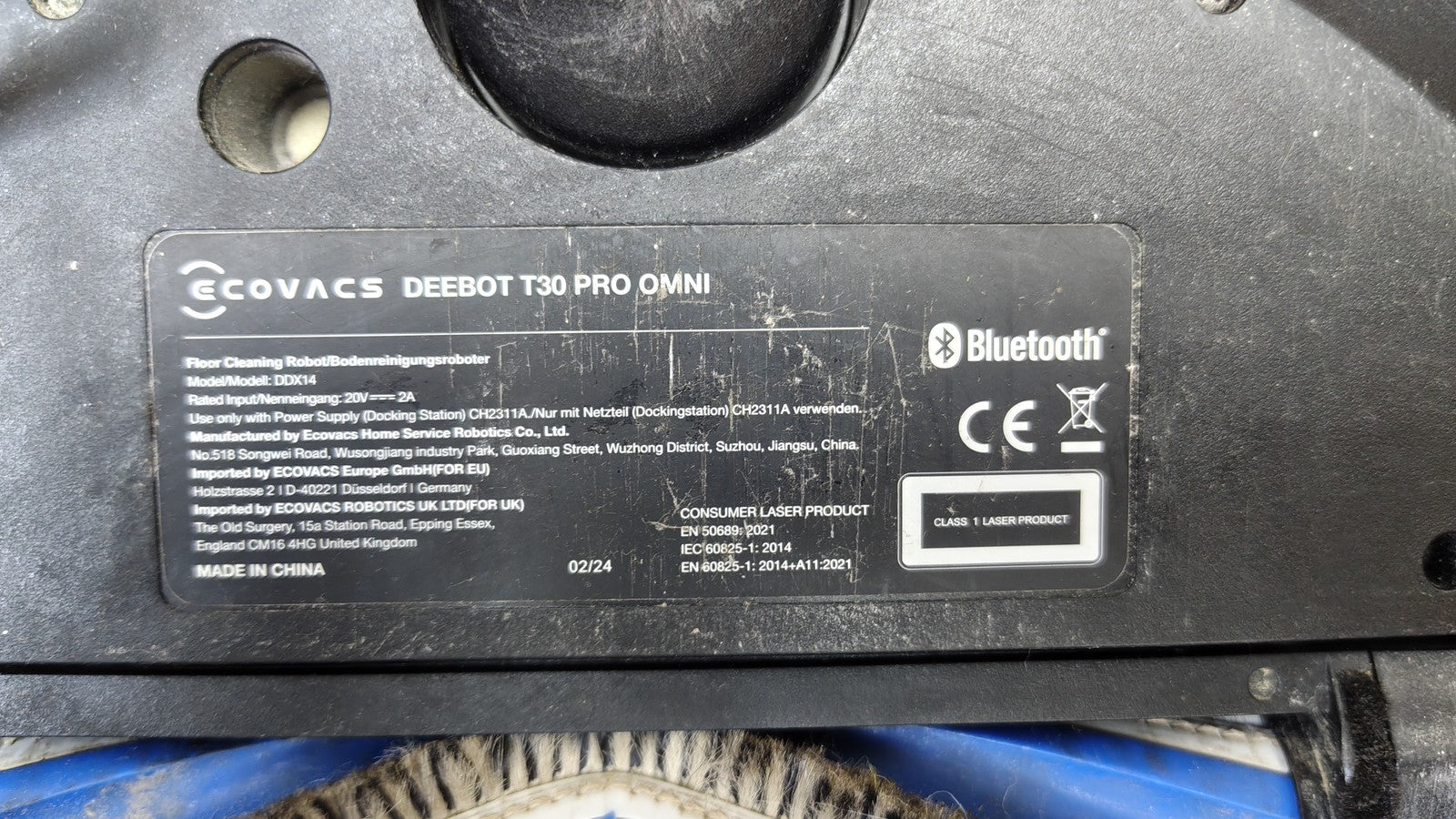 ECOVACS DEEBOT T30 PRO Omni Saugroboter mit Wischfunktion DDX14, I39855