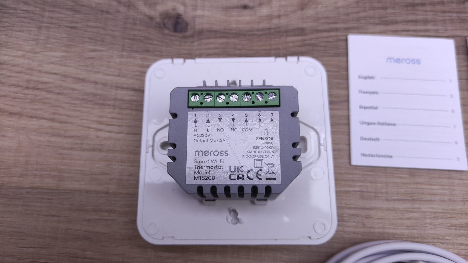 Meross MTS200 Smart Heizungsthermostat Boiler WLAN Digital WiFi, I32643