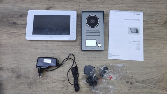 VIMAR ELVOX K40910 Videosprechenalage Set mit Monitor 7 Zoll, I38555