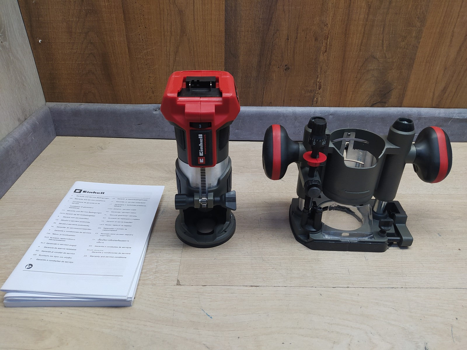 Einhell Akku-Oberfräsen-Kantenfräsen-Set TP-RO 18 Set Li BL Solo, I37299