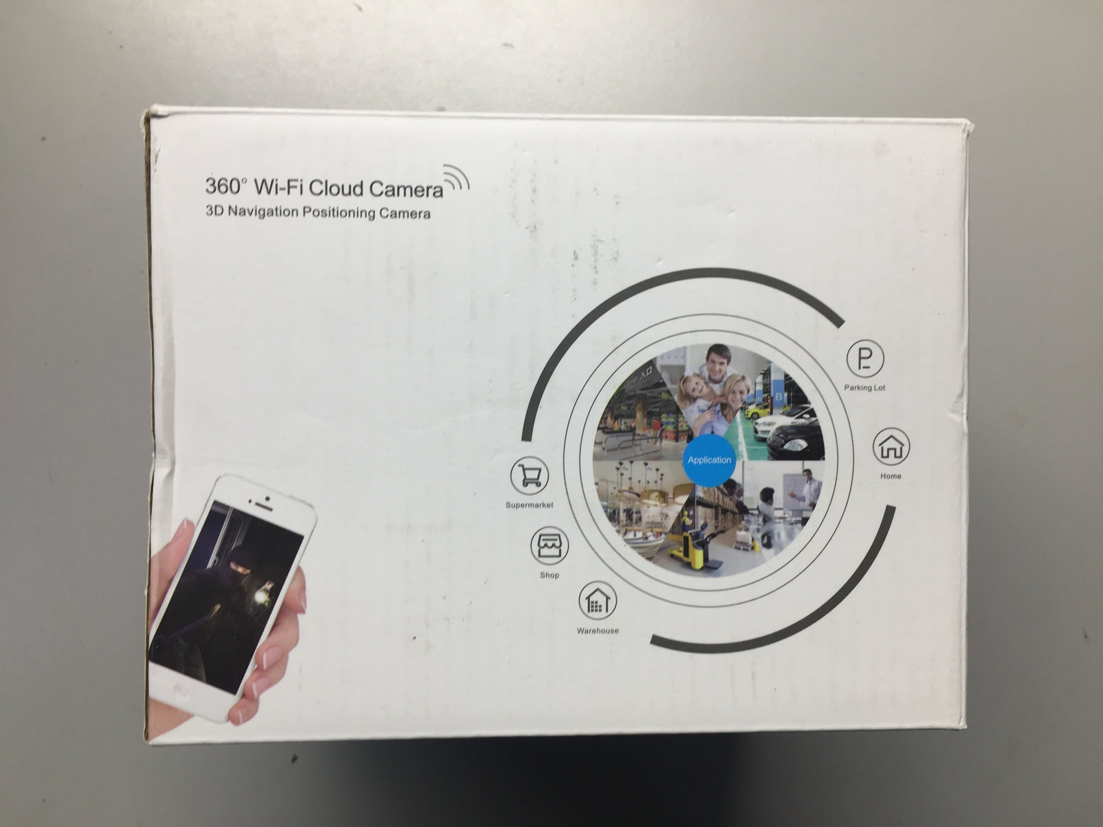 WiFi  EC101-X15 Überwachungskamera 1080p, Schwenken/Neigen 360 °, I15289