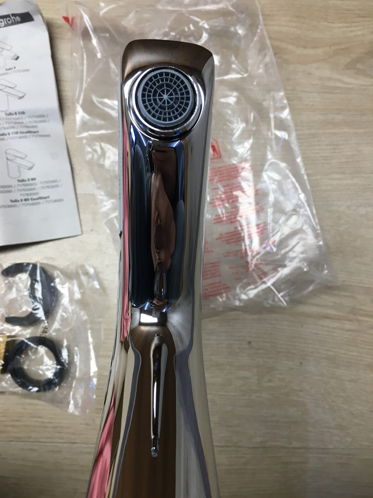 Hansgrohe 71712000 Waschtischarmatur Talis E 110, Wasserhahn Bad, 110cm, I37462