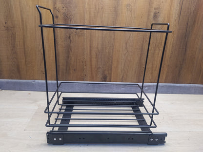 Emuca 8131823 Rahmen mit Führungsschienen für Küchen-Recyclingbehälter, I36841