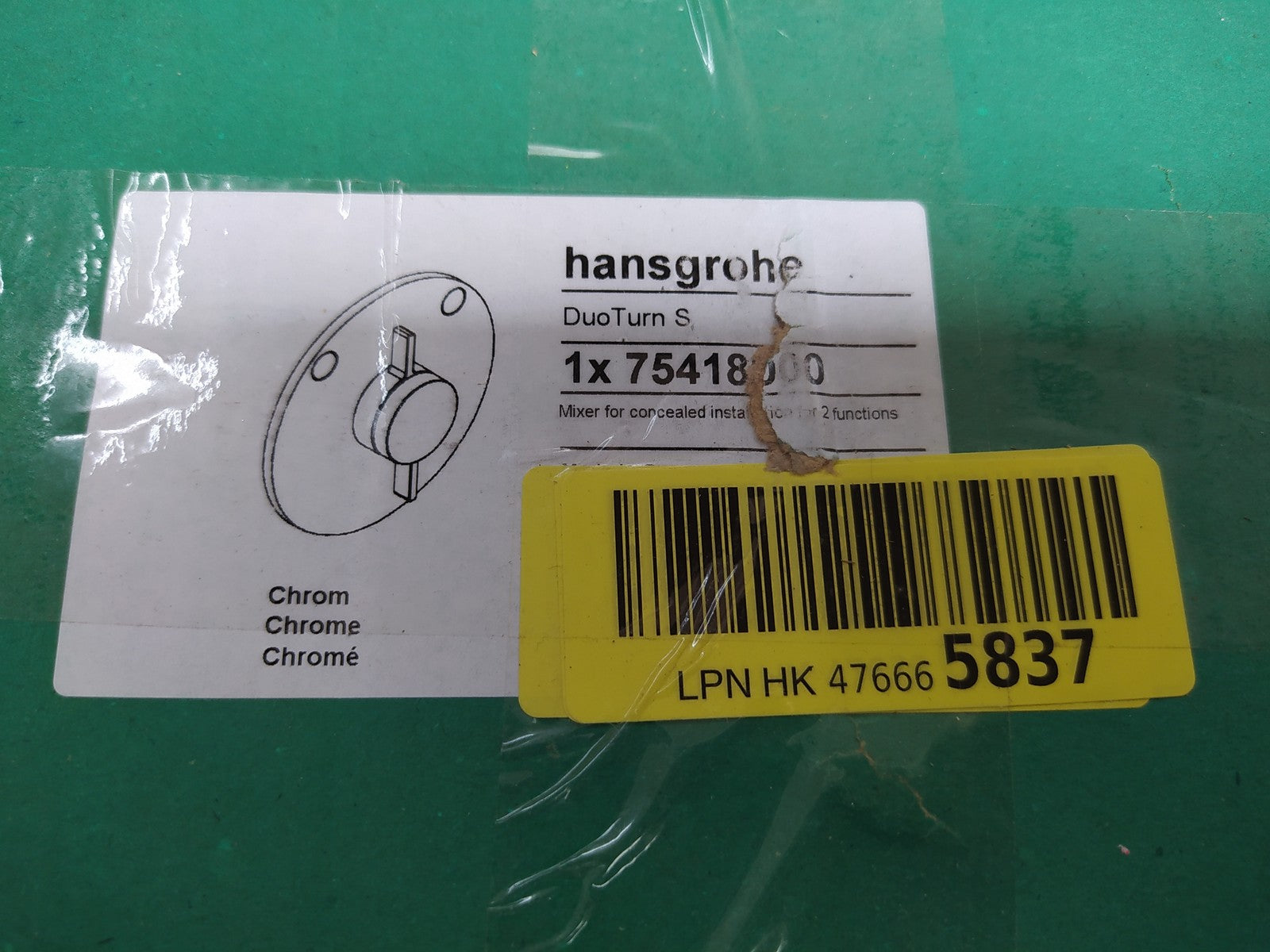 Hansgrohe DuoTurn S Duscharmatur 75418000, Unterputz, I38526