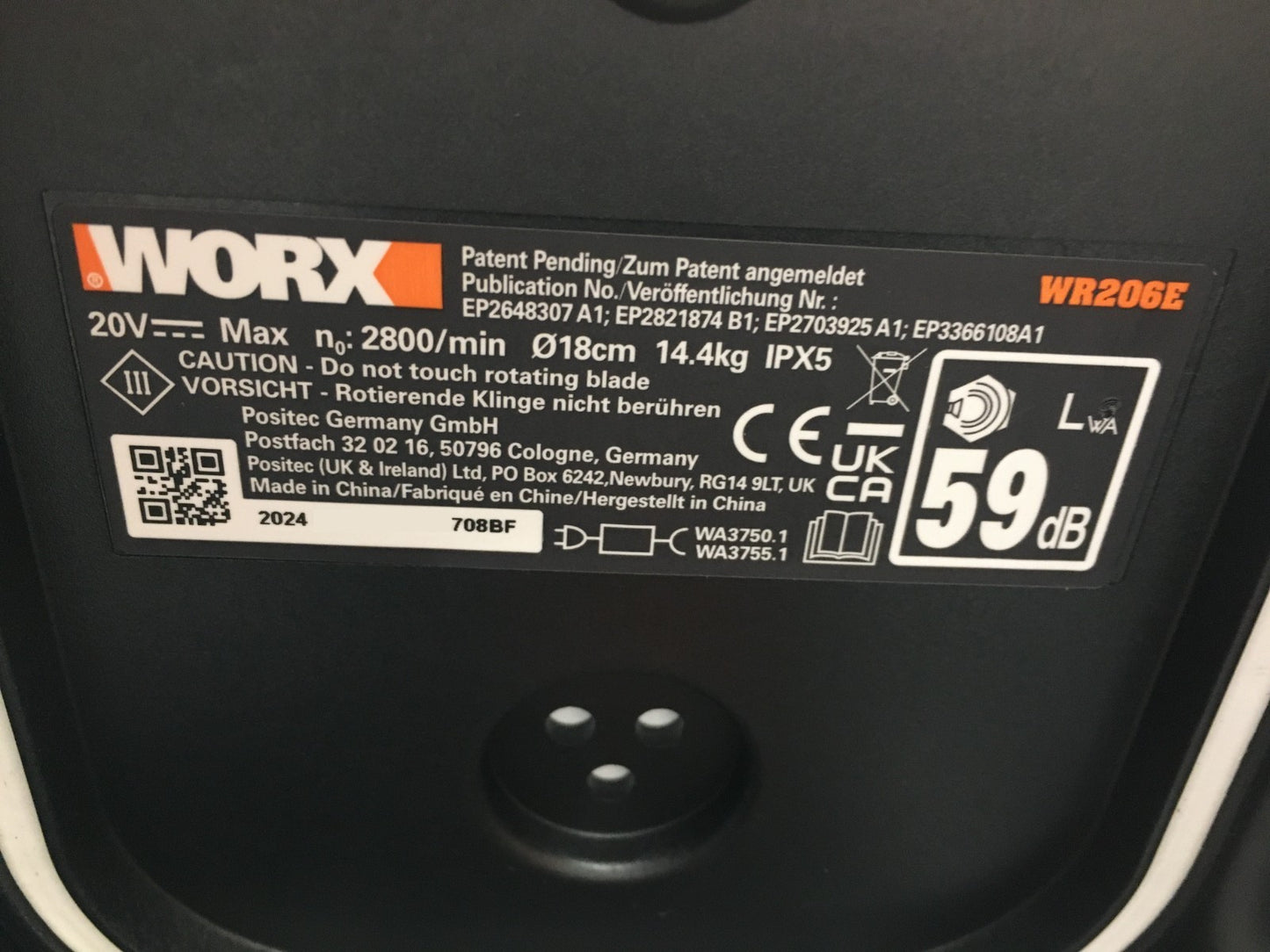 WORX Landroid Vision M600 Mähroboter WR206E ohne Begrenzungskabel I36776
