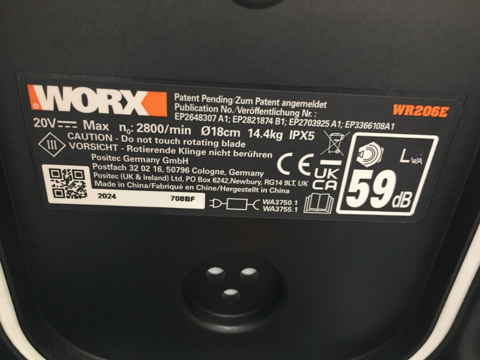 WORX Landroid Vision M600 Mähroboter WR206E ohne Begrenzungskabel I36776