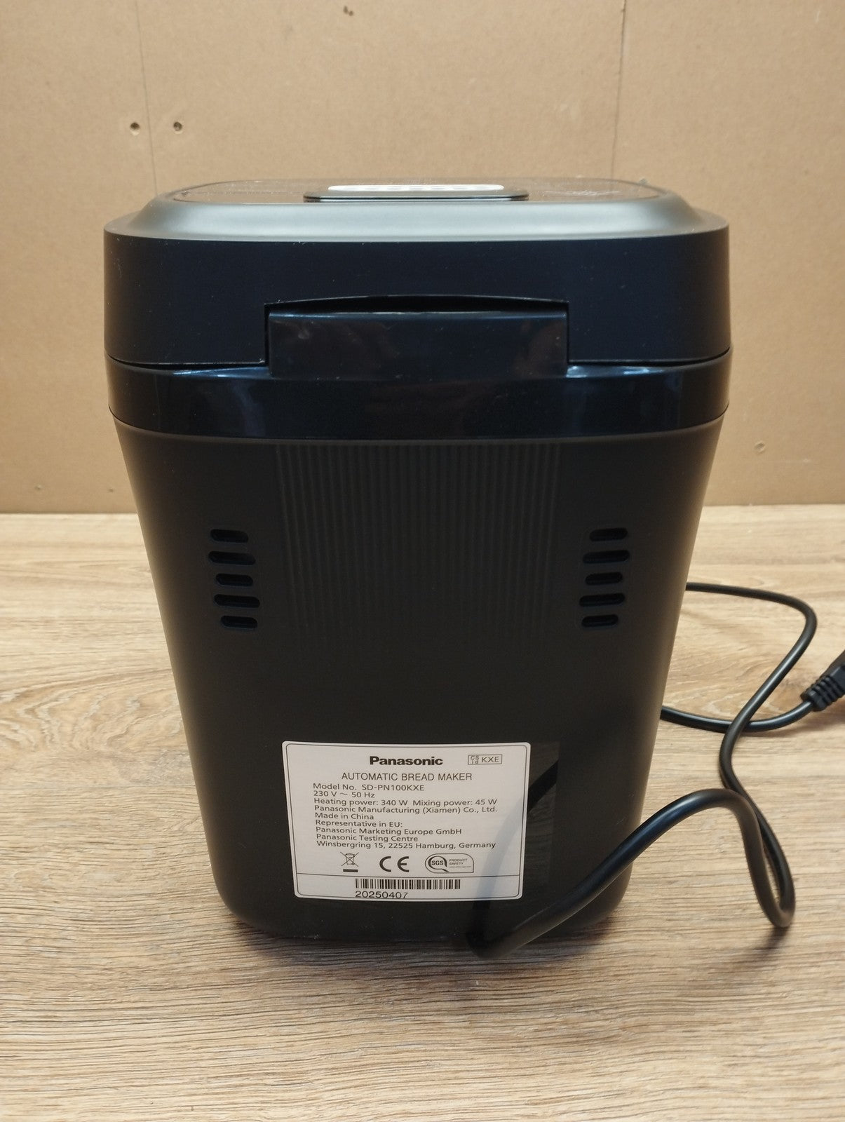 Panasonic SD-PN100 Mini-Brotbackautomat, I39493