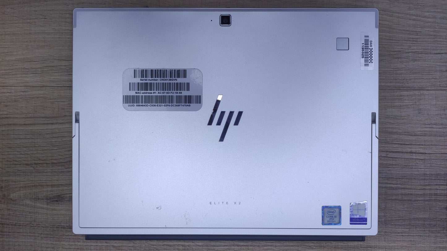 HP Elite x2 G4 Tablet Notebook 12.3" Touch FHD 1920x1280 i5-8365U 8GB 256GB WiFi
