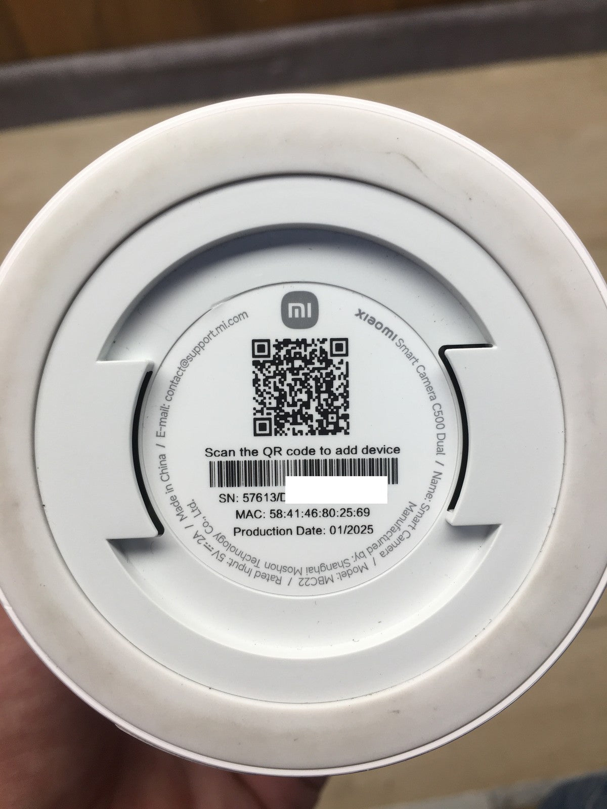 XIAOMI Smart Camera C500 Dual Überwachungskamera, weiß, I39156