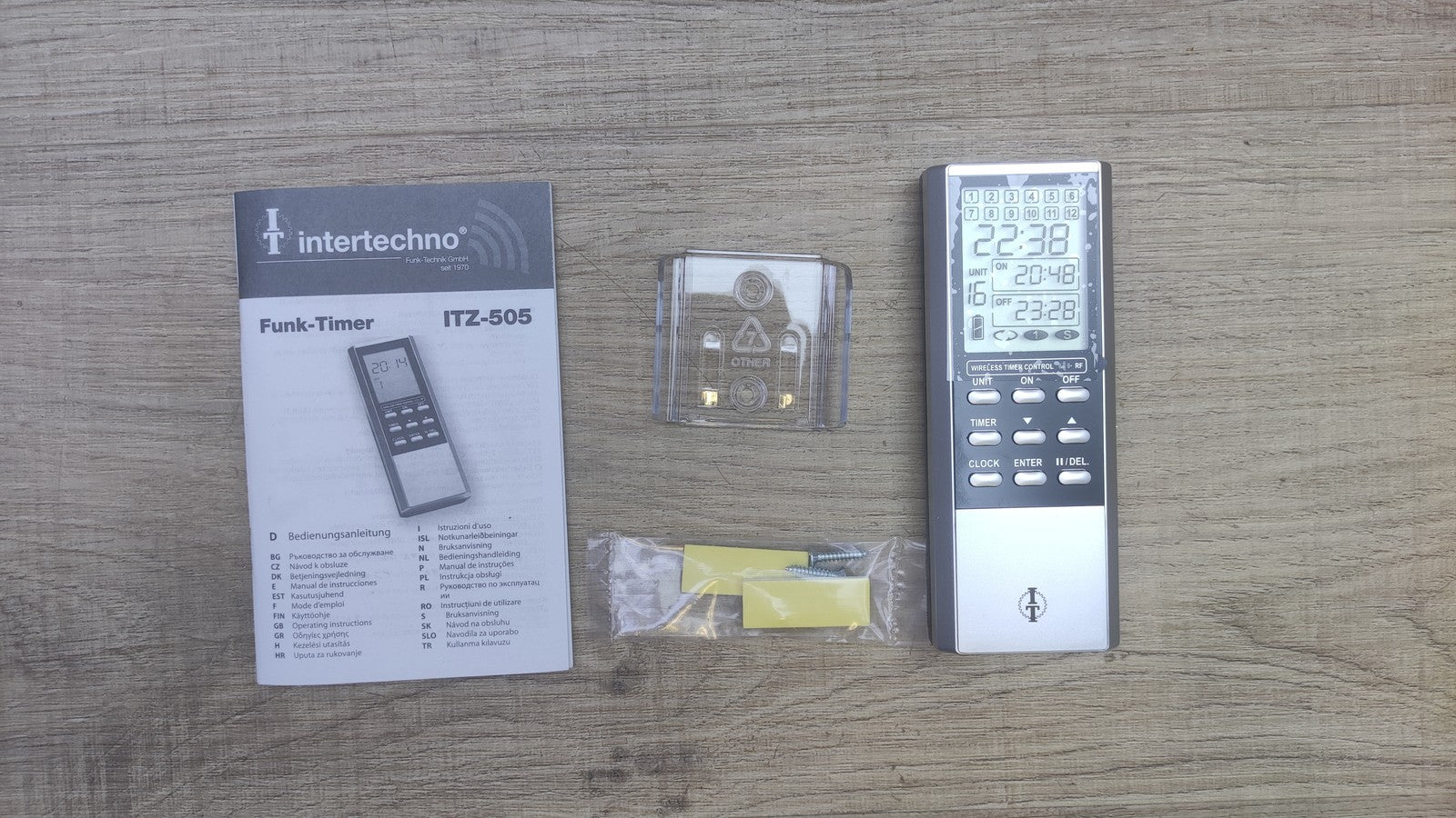 Intertechno ITZ-505  Funk-Fernbedienung mit Timer, I39170