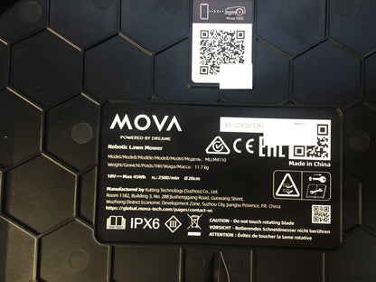 Dreame Mova 1000 Mähroboter (MLLM4110) bis 1.000 m² 3D-LiDAR kabellos, I37867