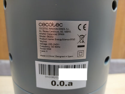 Cecotec 08202 Turmventilator EnergySilence 8150 Skyline, 106 cm, 55W, I36301
