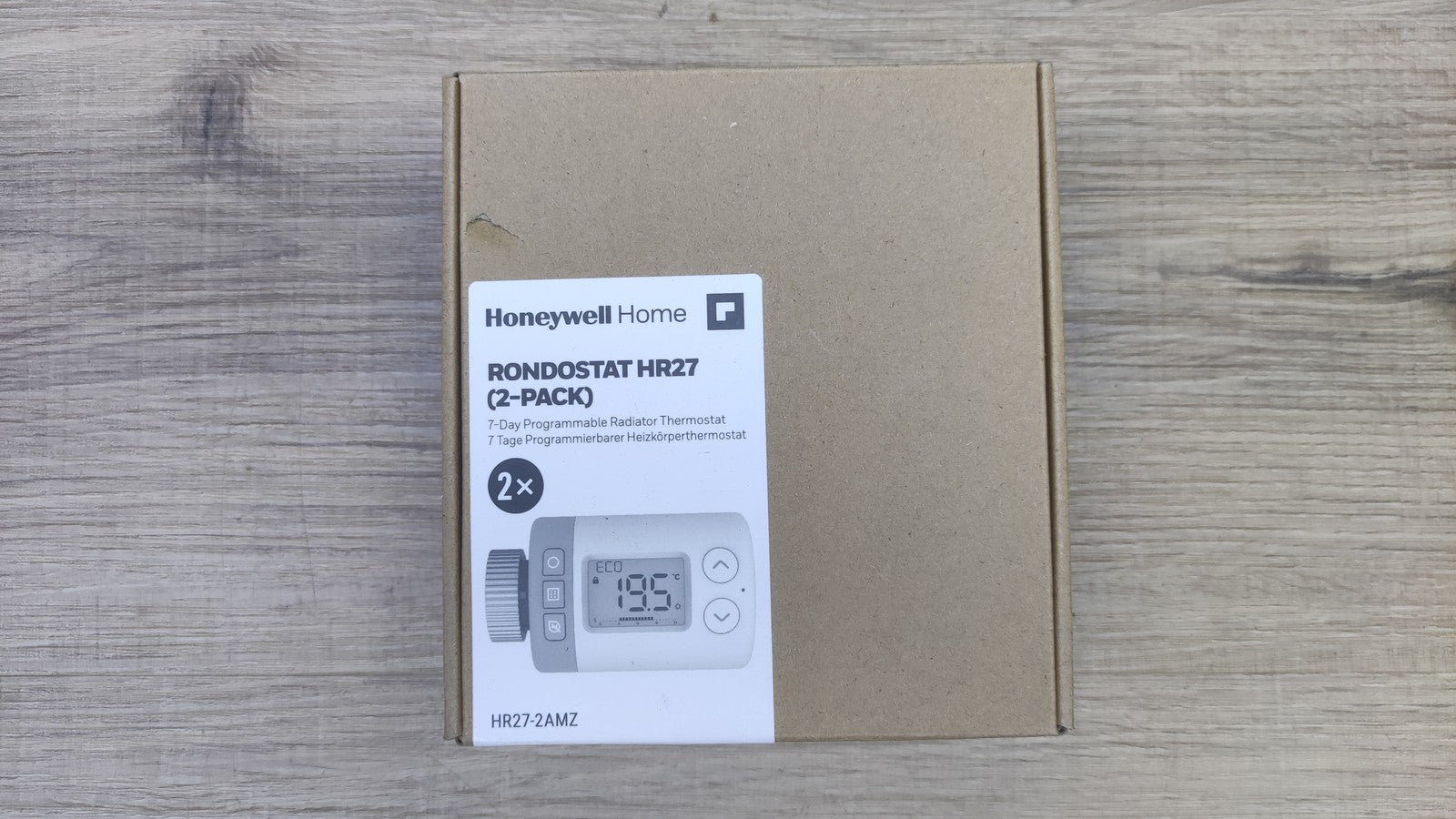 Honeywell Rondostat HR27 programmierbarer Heizkörperregler 2er Pack, I38812