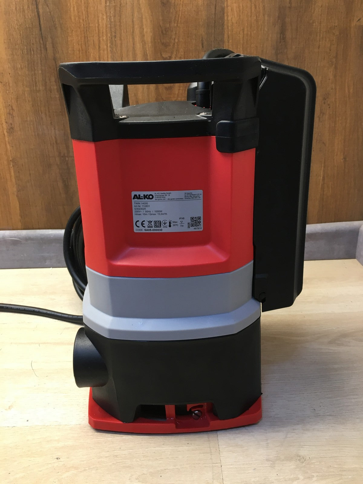 AL-KO Kombitauchpumpe TWIN 14000, 1000 W, 15.000 l/h, I37198