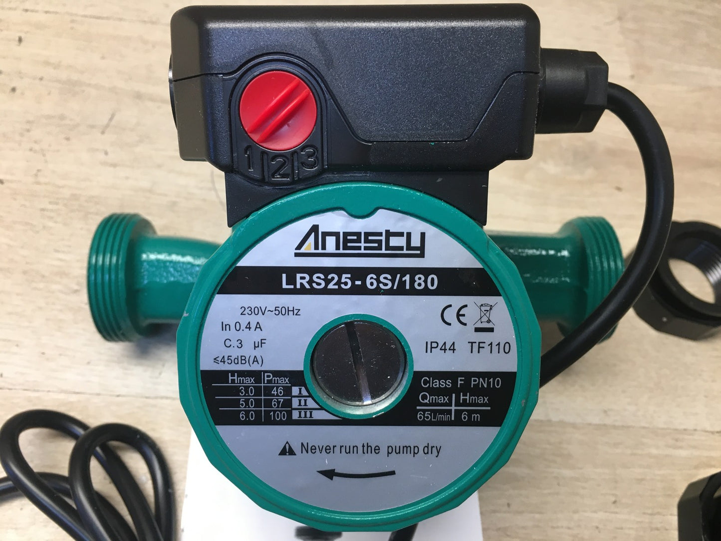 Anesty LRS25-6S/180 Umwälzpumpe Heizung, I38003