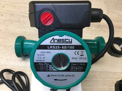 Anesty LRS25-6S/180 Umwälzpumpe Heizung, I38003