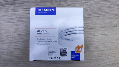 Hekatron Rauchmelder Genius Plus mit Batterien 31-5000048-02-01, I37110